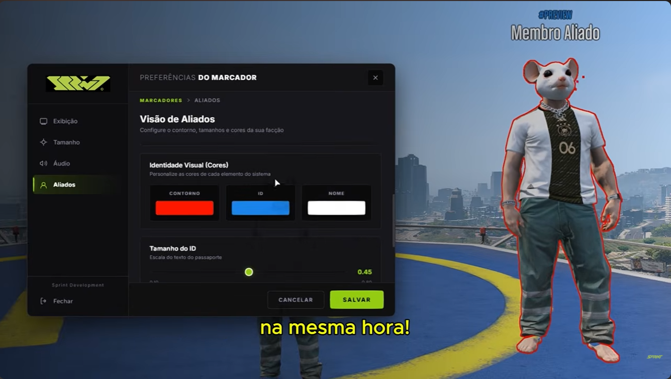 Sistema Sprint — visão de aliados
